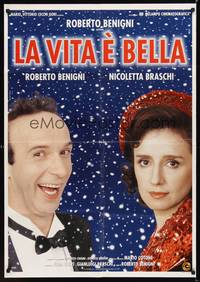 1k462 LIFE IS BEAUTIFUL Italian 1sh '97 Roberto Benigni's La Vita e bella, Nicoletta Braschi