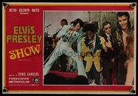 1k486 ELVIS: THAT'S THE WAY IT IS Italian photobusta '71 Presley & Sammy Davis Jr. sing on stage!