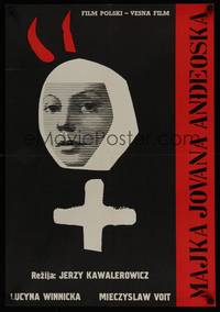1k139 JOAN OF THE ANGELS Yugoslavian '61 Matka Joanna od aniolow, art of nun Lucyna Winnicka!