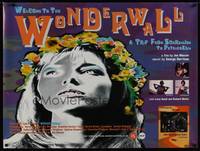 1m347 WONDERWALL British quad R90s completely different psychedelic image of Jane Birkin, LSD!