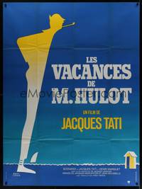 1m243 MR. HULOT'S HOLIDAY French 1p R70s Jacques Tati, Les vacances de M. Hulot, cool art!