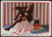 1m084 LOLA German 33x47 '81 directed by Rainer Werner Fassbinder, sexy Barbara Sukowa in lingerie!
