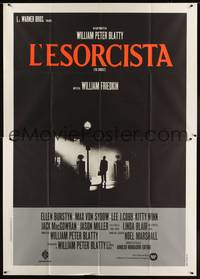 1m184 EXORCIST Italian 2p '74 William Friedkin, Max Von Sydow, William Peter Blatty horror classic!