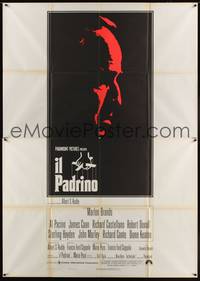 1m185 GODFATHER Italian 2p R70s different art of Marlon Brando, directed by Francis Ford Coppola!