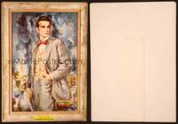 1m121 RAINTREE COUNTY Italian standee'57 wonderful artwork portrait of Montgomery Clift by Bassford!