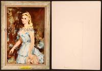 1m120 RAINTREE COUNTY Italian standee '57 wonderful artwork portrait of Eva Marie Saint by Bassford!