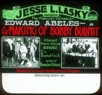 1p028 MAKING OF BOBBY BURNIT glass slide '14 starring the popular comedian Edward Abeles!