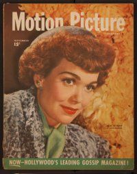 1p085 MOTION PICTURE magazine November 1946, close portrait of Jane Wyman by Mead-Maddick!