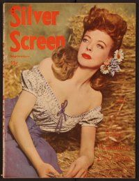 1p097 SILVER SCREEN magazine September 1946 sexy Ida Lupino in low-cut dress from The Man I Love!