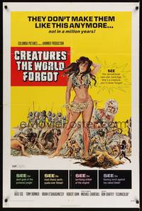 1r166 CREATURES THE WORLD FORGOT 1sh '71 they don't make babes like Julie Ege anymore!
