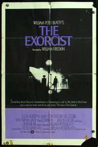 1r239 EXORCIST int'l 1sh '74 William Friedkin, Von Sydow, horror classic from William Peter Blatty!