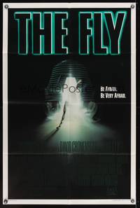 1r269 FLY int'l 1sh '86 David Cronenberg, Jeff Goldblum, cool sci-fi art by Mahon!