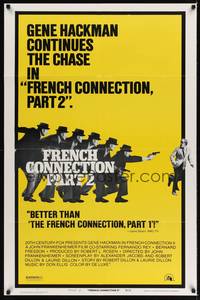 1r280 FRENCH CONNECTION II style D 1sh '75 John Frankenheimer, cool time lapse of Gene Hackman!
