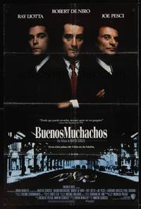 1r326 GOODFELLAS Spanish/U.S. 1sh '90 Robert De Niro, Joe Pesci, Ray Liotta, Martin Scorsese classic!