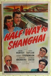 1r341 HALF WAY TO SHANGHAI 1sh '42 Irene Hervey, Kent Taylor, Henry Stephenson!