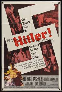 1r372 HITLER 1sh '62 Richard Basehart in title role, revealed for the first time!