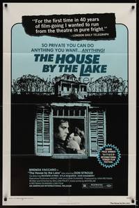 1r391 HOUSE BY THE LAKE 1sh '77 Don Stroud, Brenda Vaccaro, Death Weekend