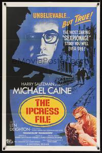 1r437 IPCRESS FILE 1sh '65 Michael Caine in the most daring sexpionage story you will ever see!