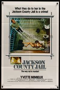 1r454 JACKSON COUNTY JAIL 1sh '76 what they did to Yvette Mimieux in jail is a crime!