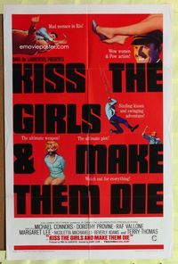 1r500 KISS THE GIRLS & MAKE THEM DIE 1sh '66 Henry Levin's Se tutte le donne del mondo!