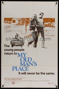1r602 MY OLD MAN'S PLACE 1sh '71 Arthur Kennedy, Mitchell Ryan, it will never be the same!
