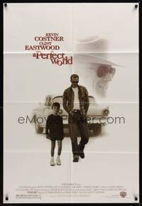 1r665 PERFECT WORLD 1sh '93 Clint Eastwood, Kevin Costner & T.J. Lowther!