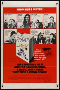 1r804 SEVEN MINUTES 1sh '71 from the sexmaster Russ Meyer, a trial that tore a town apart!