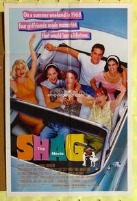 1r813 SHAG, THE MOVIE 1sh '89 Phoebe Cates, Bridget Fonda, Tyrone Power Jr., teen sex!