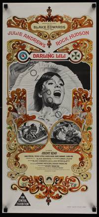 1s416 DARLING LILI Aust daybill '70 Julie Andrews, Rock Hudson, Blake Edwards!