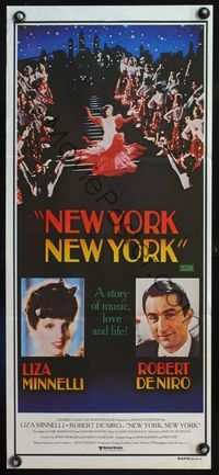 1s485 NEW YORK NEW YORK Aust daybill '77 Martin Scorsese, Robert De Niro, Liza Minnelli sings!