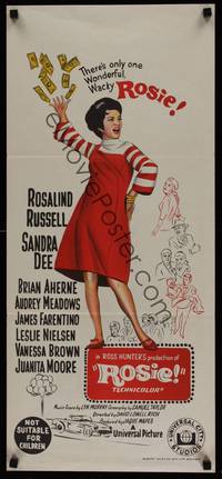 1s524 ROSIE Aust daybill '67 There's only one wonderful, wacky Rosalind Russell!