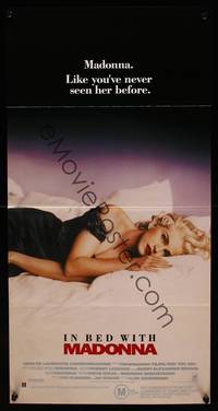 1s592 TRUTH OR DARE Aust daybill '91 In Bed With Madonna, like you've never seen her before!