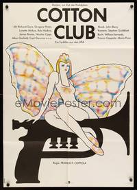 1s001 COTTON CLUB East German 23x32 '86 Francis Ford Coppola, different Beck art!