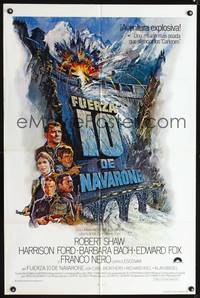 1s733 FORCE 10 FROM NAVARONE Spanish/U.S. 1sh '78 Robert Shaw, Harrison Ford, Richard Kiel, Carl Weathers