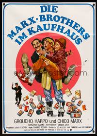 1s193 BIG STORE German R70s great art of the three Marx Brothers, Groucho, Harpo & Chico!