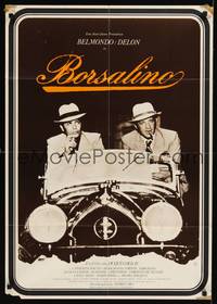 1s199 BORSALINO German '70 Jean-Paul Belmondo & Alain Delon in Rolls Royce, directed by Deray!