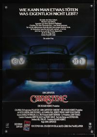 1s206 CHRISTINE German '83 written by Stephen King, John Carpenter directed, creepy car image!