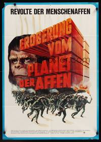 1s209 CONQUEST OF THE PLANET OF THE APES German '72 Roddy McDowall, the revolt of the apes!