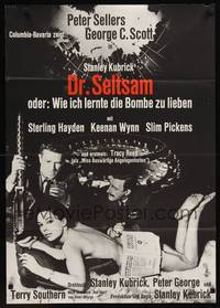 1s221 DR. STRANGELOVE German '64 Stanley Kubrick classic, Peter Sellers & pretty Tracy Reed!