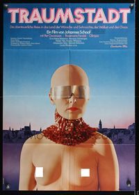 1s223 DREAM CITY German '73 Johannes Schaaf's Traumstadt, wild topless girl in wacky shades!