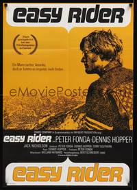 1s227 EASY RIDER German R70s Peter Fonda, motorcycle biker classic directed by Dennis Hopper!