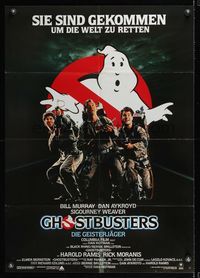 1s241 GHOSTBUSTERS German '84 Bill Murray, Aykroyd & Harold Ramis are here to save the world!