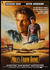 1s280 MILES FROM HOME German '88 Richard Gere, Kevin Anderson, Renato Casaro art!