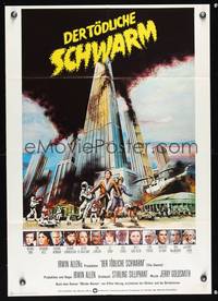 1s328 SWARM German '78 directed by Irwin Allen, different art of killer bee attack by GM!