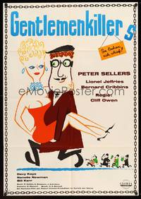 1s345 WRONG ARM OF THE LAW German '63 great wacky art of Peter Sellers!
