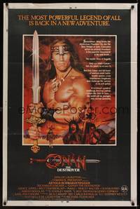 1s075 CONAN THE DESTROYER Indian '84 Arnold Schwarzenegger is the most powerful legend of all!