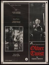 1s093 OLIVER TWIST Indian R60s Robert Newton as Bill Sykes, directed by David Lean!