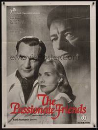 1s095 PASSIONATE FRIENDS Indian R60s David Lean directed, great art of One Woman's Story!