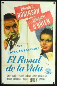 1s846 OUR VINES HAVE TENDER GRAPES Spanish/U.S. 1sh '45 Edward G. Robinson & young Margaret O'Brien!