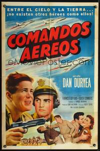 1s907 SKY COMMANDO Spanish/U.S. 1sh '53 Korean War pilot Dan Duryea flies the hottest planes ever!